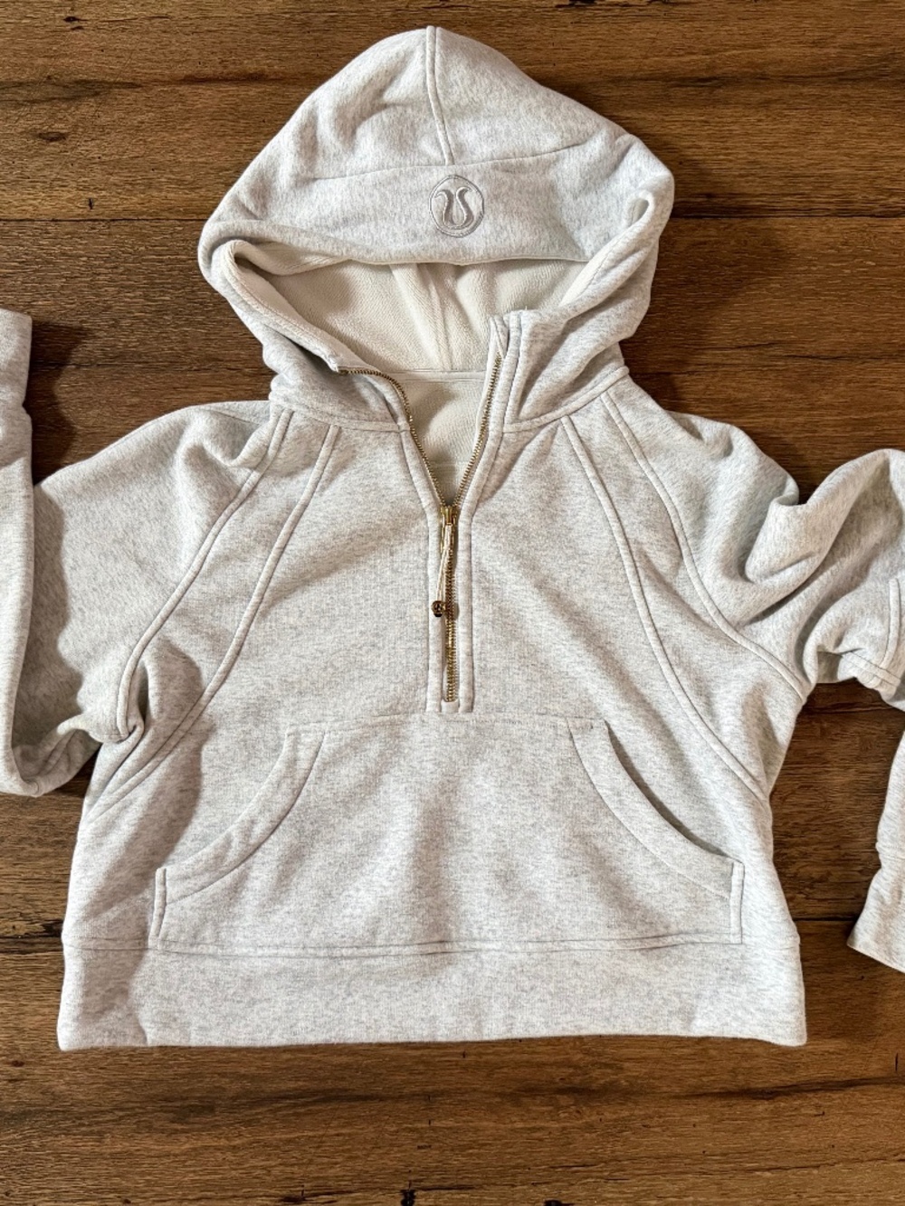Lululemon 1/2 zip Scuba hooded sweatshirt size xs/s